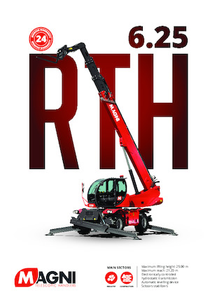 Chariot Élévateur avec châssis tounant MAGNI RTH 6.25 SH