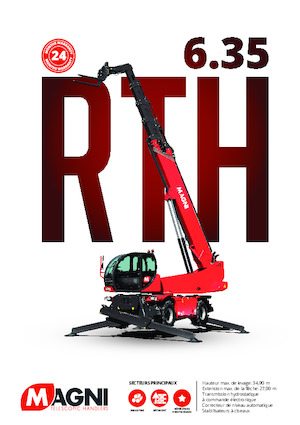 Chariot Élévateur avec châssis tounant MAGNI RTH 6.35 SH