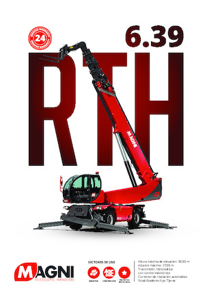 Chariot Élévateur avec châssis tounant MAGNI RTH 6.39 SH