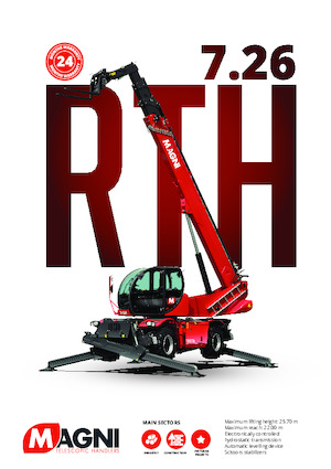 Chariot Élévateur avec châssis tounant MAGNI RTH 7.26 SH