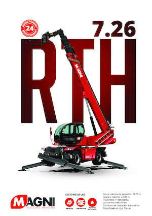 Chariot Élévateur avec châssis tounant MAGNI RTH 7.26 SH
