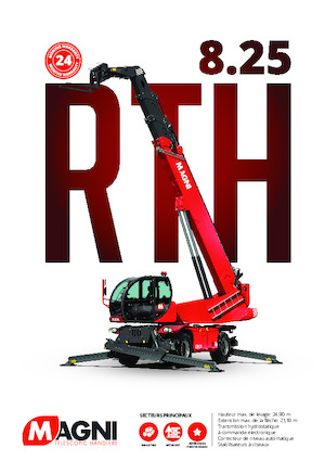 Chariot Élévateur avec châssis tounant MAGNI RTH 8.25 SH