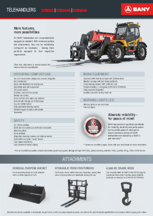 Chariot Élévateur Télescopique Sany STH742