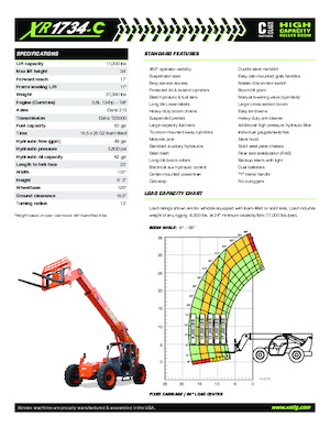 Chariot Élévateur Télescopique Xtreme XR1734-C