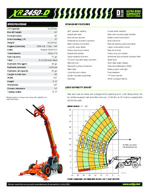 Chariot Élévateur Télescopique Xtreme XR2450-D