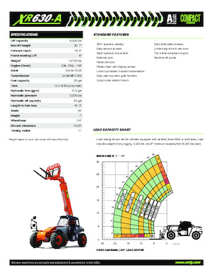Chariot Élévateur Télescopique Xtreme XR630-A