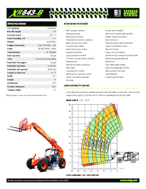 Chariot Élévateur Télescopique Xtreme XR843-B