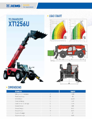Chariot Élévateur Télescopique XCMG XT1256U