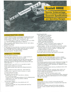 Excavatrice télescopiques Gradall 880E