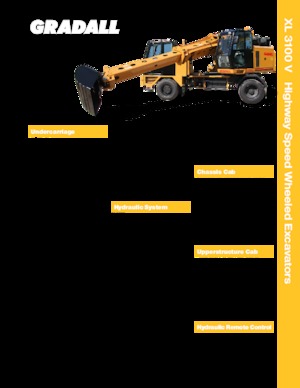 Excavatrice télescopiques Gradall XL 3100 V