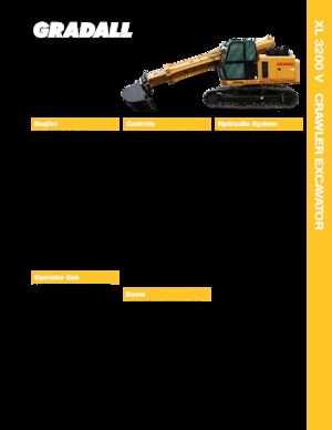 Excavatrice télescopiques Gradall XL 3200 V