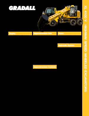 Excavatrice télescopiques Gradall XL 4100 V