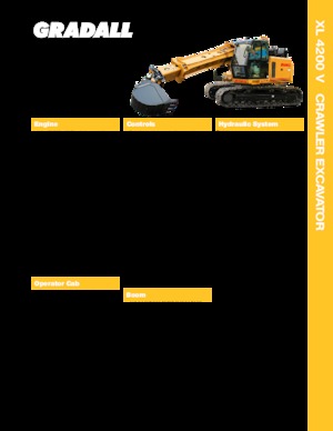 Excavatrice télescopiques Gradall XL 4200 V