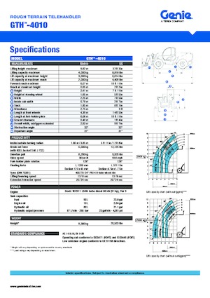 Chariot Élévateur Télescopique Genie GTH 4010