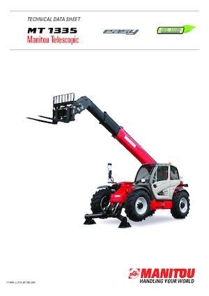 Chariot Élévateur Télescopique Manitou MT 1335 H easy