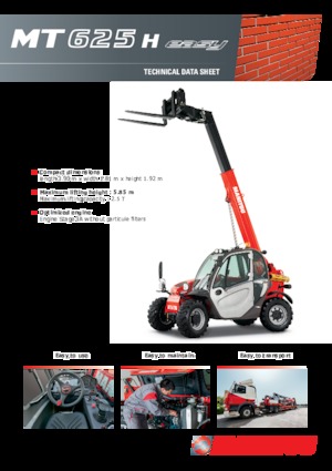 Chariot Élévateur Télescopique Manitou MT 625 H Easy