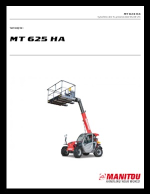 Chariot Élévateur Télescopique Manitou MT 625 HA