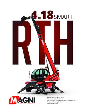 Chariot Élévateur avec châssis tounant MAGNI RTH 4.18 Smart