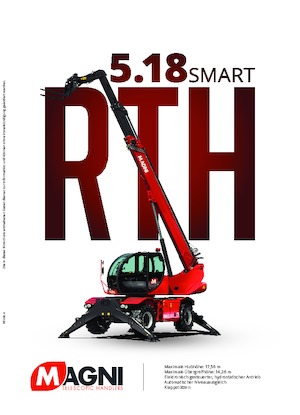 Chariot Élévateur avec châssis tounant MAGNI RTH 5.18 Smart