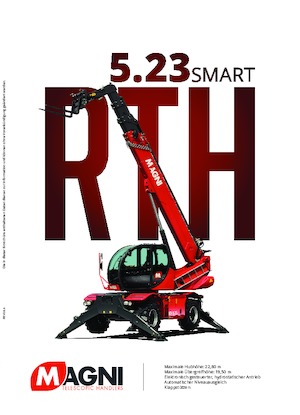 Chariot Élévateur avec châssis tounant MAGNI RTH 5.23 Smart 