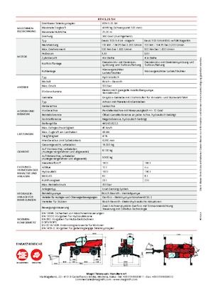 Chariot Élévateur avec châssis tounant MAGNI RTH 5.25 SH