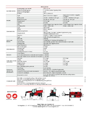 Chariot Élévateur avec châssis tounant MAGNI RTH 5.25 SH