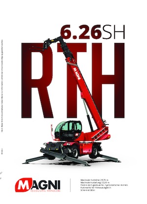 Chariot Élévateur avec châssis tounant MAGNI RTH 6.26 SH