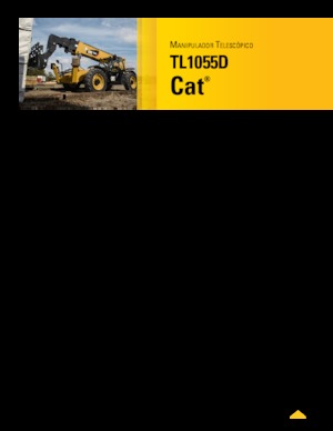 Chariot Élévateur Télescopique Caterpillar TL1055D