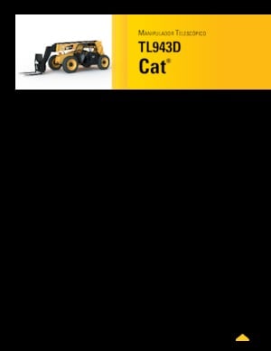 Chariot Élévateur Télescopique Caterpillar TL943D