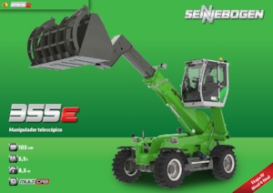 Chariot Élévateur avec châssis tounant Sennebogen 355 E 