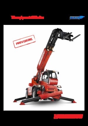 Chariot Élévateur avec châssis tounant Manitou MRT 2550