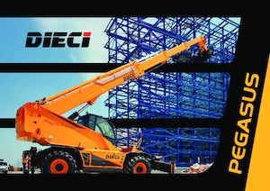 Chariot Élévateur avec châssis tounant Dieci Pegasus 40.25