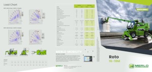 Chariot Élévateur avec châssis tounant Merlo Roto 40.18
