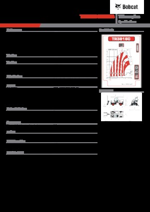 Chariot Élévateur avec châssis tounant Bobcat TR38160EVO IIIB