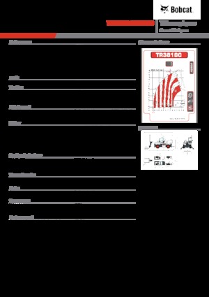 Chariot Élévateur avec châssis tounant Bobcat TR38160EVO IIIB