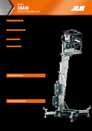 Nacelles à mât vertical unique JLG 30AM