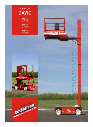 Nacelles ciseaux X su roues PB David 1 PB 75