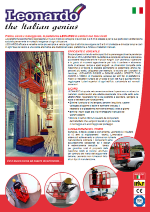 Nacelles à mât vertical unique Bravi Leonardo Outdoor