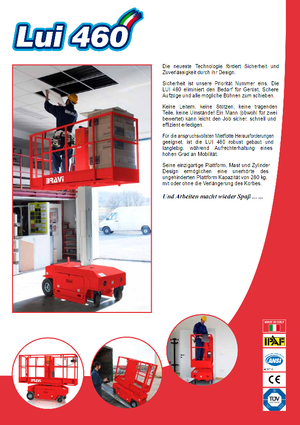 Nacelles à mât vertical unique Bravi Lui 460