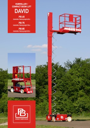 Nacelles à mât vertical unique PB PB David 85