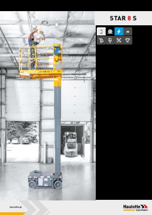 Nacelles à mât vertical unique Haulotte Star 8 S