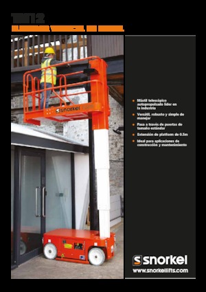 Nacelles à mât vertical unique Snorkel TM12