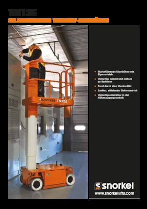 Nacelles à mât vertical unique Snorkel TM12E