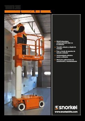 Nacelles à mât vertical unique Snorkel TM12E