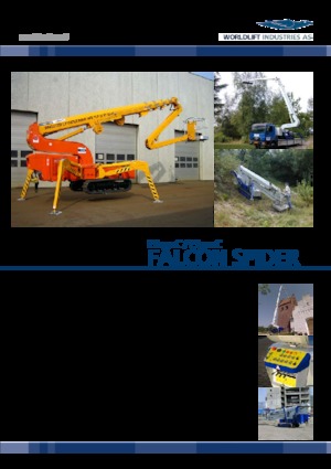 Nacelles télescopiques sur chenilles Falcon Lifts FS 320 C 