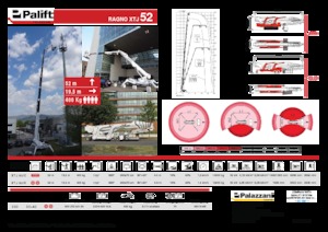 Nacelles télescopiques sur chenilles Palazzani XTJ 52+ C