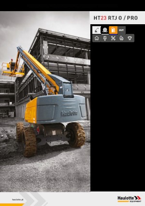 Nacelles télescopiques sur roues Haulotte HT23 RTJ PRO