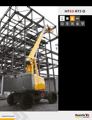 Nacelles télescopiques sur roues Haulotte HT85 RTJ O