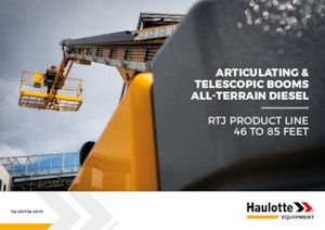 Nacelles télescopiques sur roues Haulotte HT85 RTJ PRO