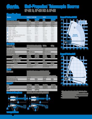 Nacelles télescopiques sur roues Genie S-65